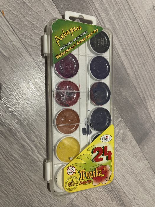 Старые Краски, Масляные, акварельные, Гуашь,