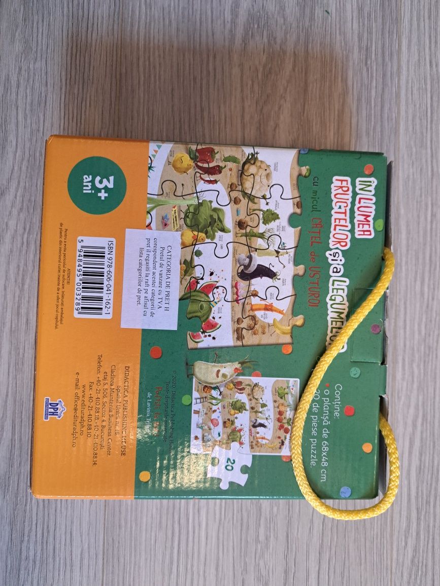 Puzzle legume în cutie
