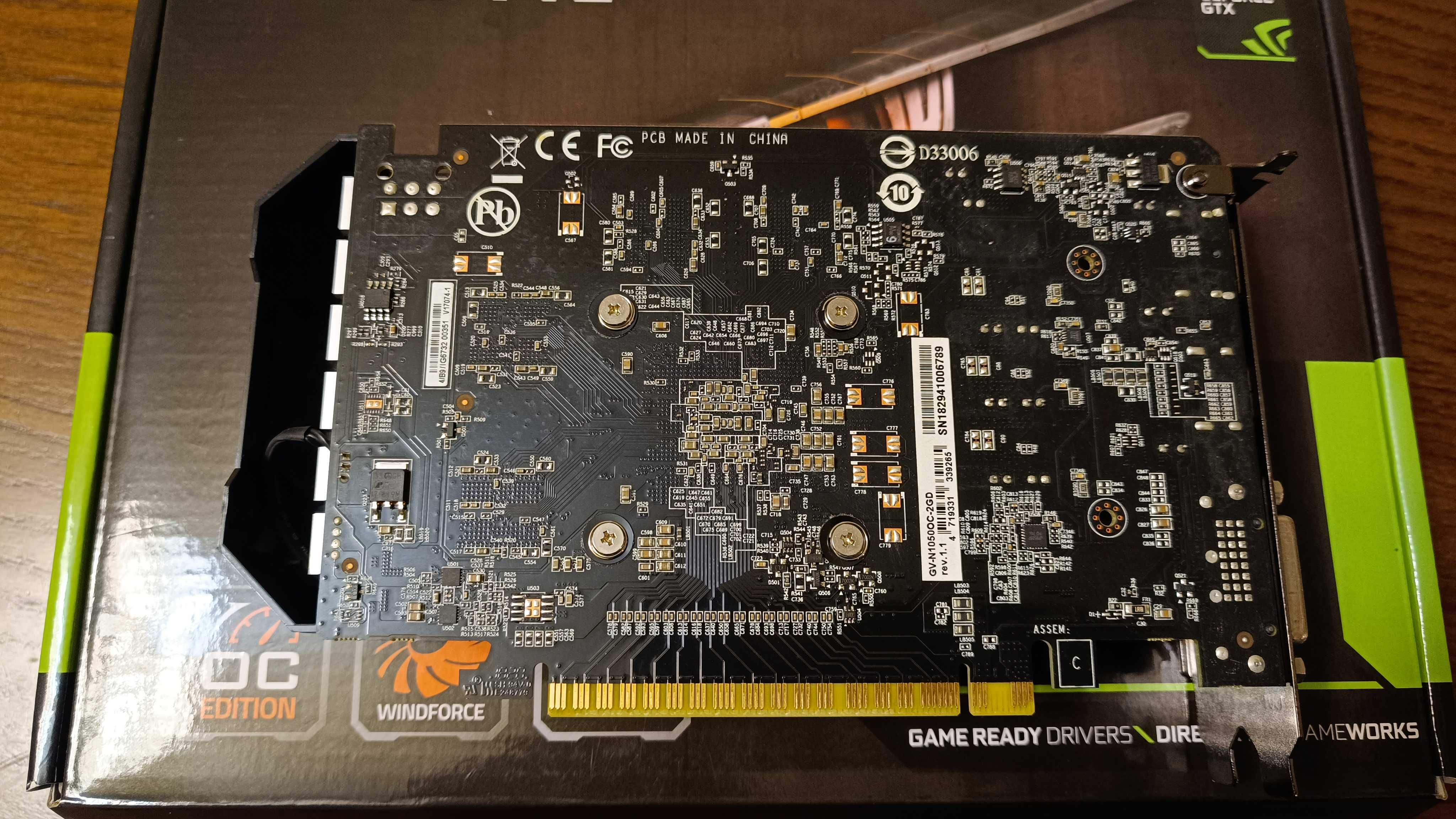 Видеокарта GeForce® GTX 1050