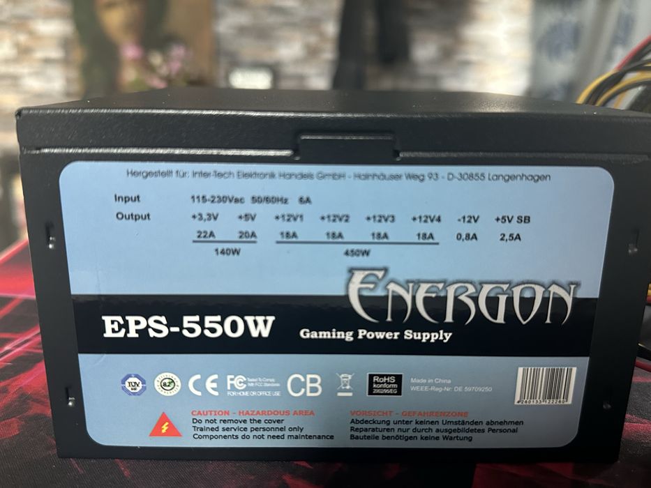 Sursa Energon Gaming EPS-550w