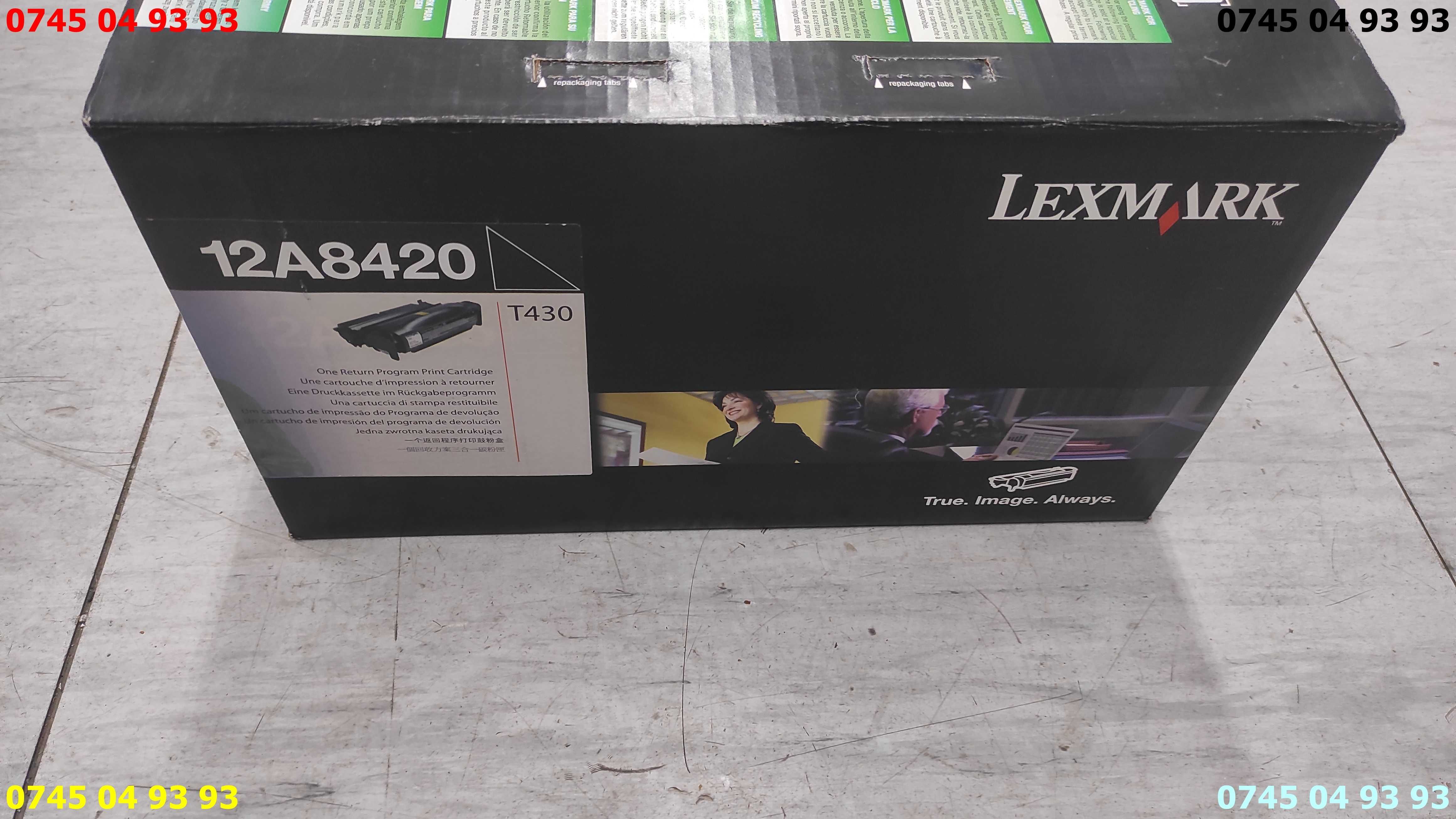 cartus toner original LEXMARK 12A8420 pentru T430 T430d T430dn 6000pag