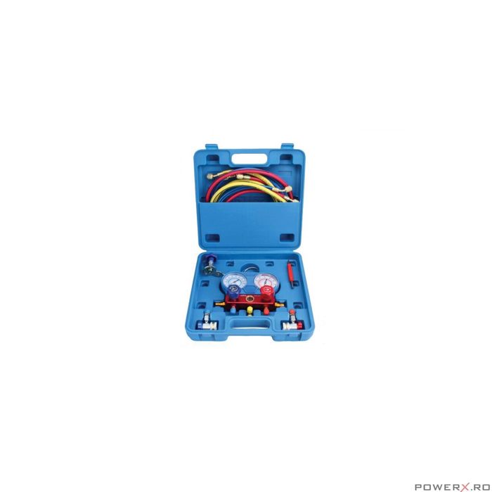 Trusa pentru verificat presiune aer conditionat, umplere instalatie,