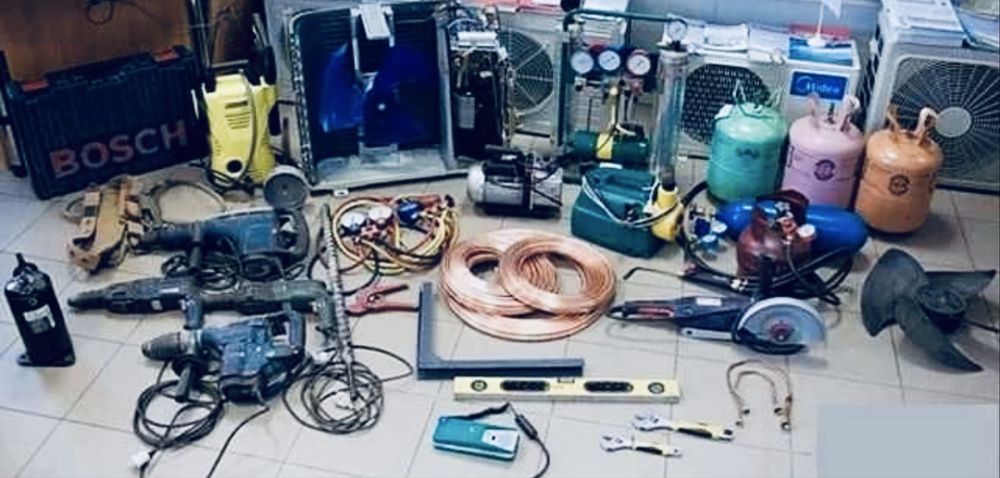 установка  Чиллер холодильник камера стиралка ремонт Кондиционер