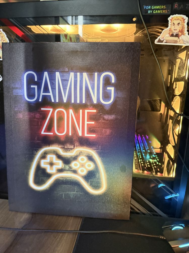 Neon Gaming Poster
