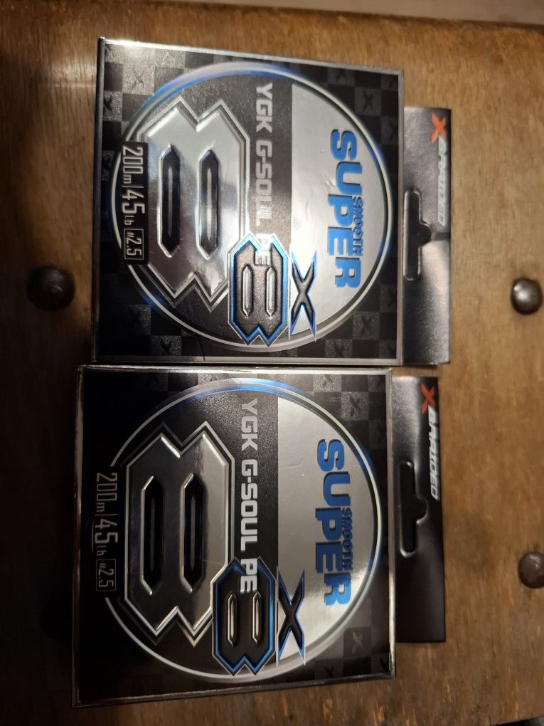Продавам 2 бр. за 30 лв. конец за риболов SUPER YGK G-SOYL PE 2,5/45.
