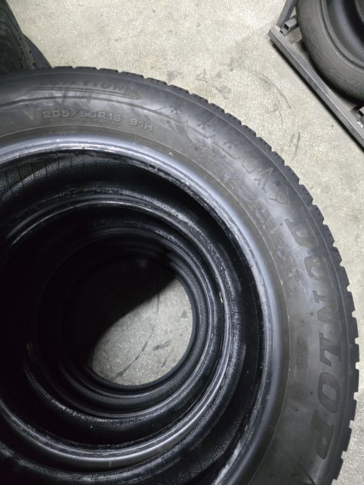 4x 205/55/16 M+S DUNLOP Stare excelentă