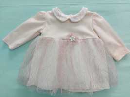 Официална рокля за бебе (9-12м)