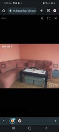 Ъглов диван със калъф