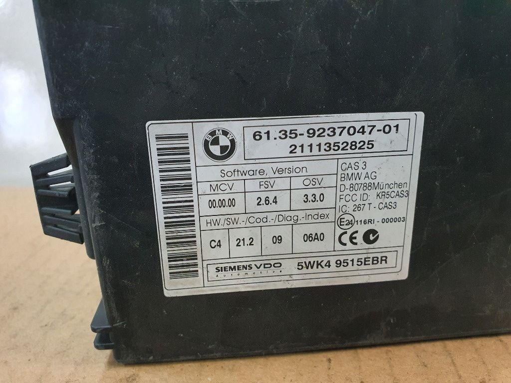 Calculator confort CAS 3+ BMW 3 V E90 2004 - 2012 2.0 316 d N47 D20 C