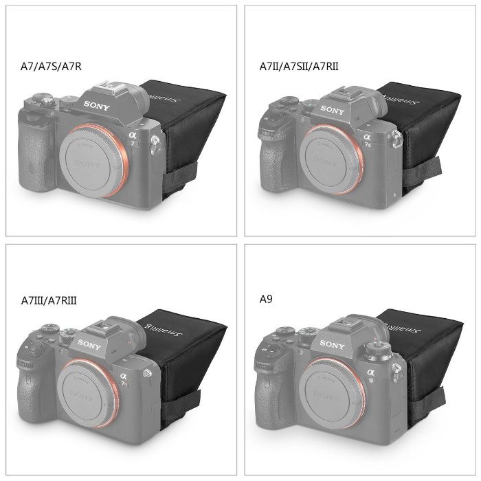 SmallRig Sun Hood for Sony A7 A7II A7III A9 Series Cameras 2215