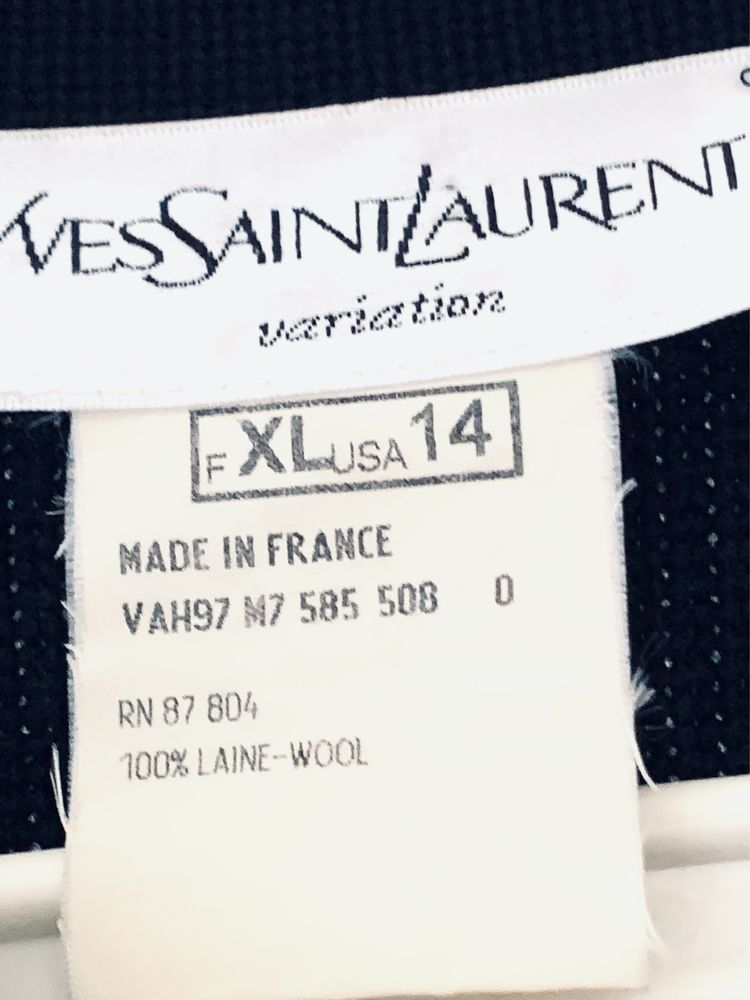 Yves Saint Laurent vintage жилетка-палто