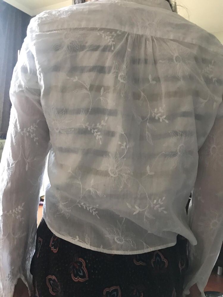 Рубашка шитье Massimo dutti размер S
