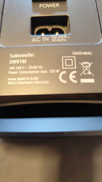 Hama sw01m undok Subwoofer