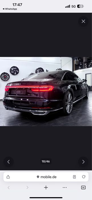 Vand Audi A8 impecabil recent adus din Germania