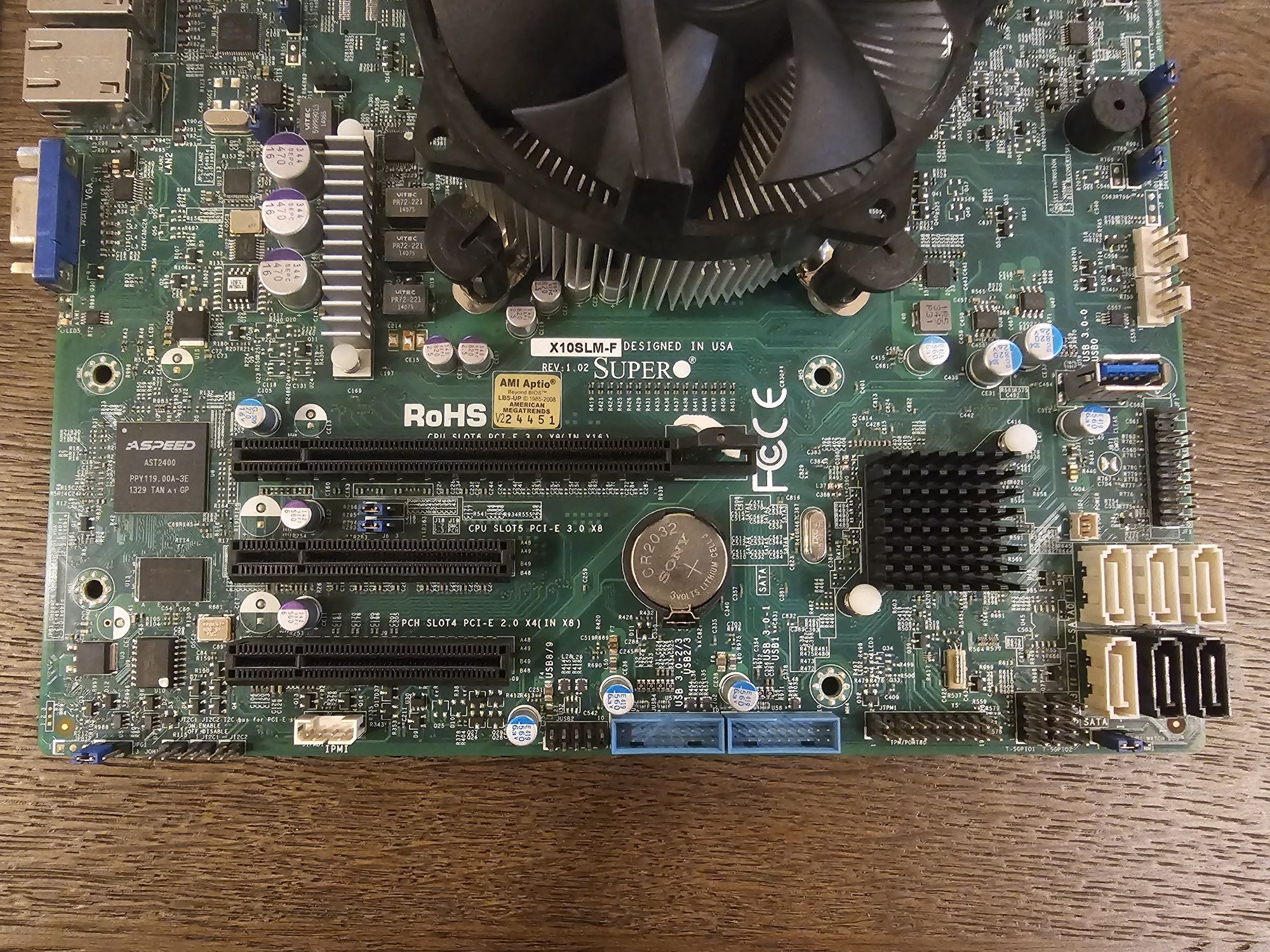Supermicro X10SLM-f - сървърно дъно, RAM, CPU