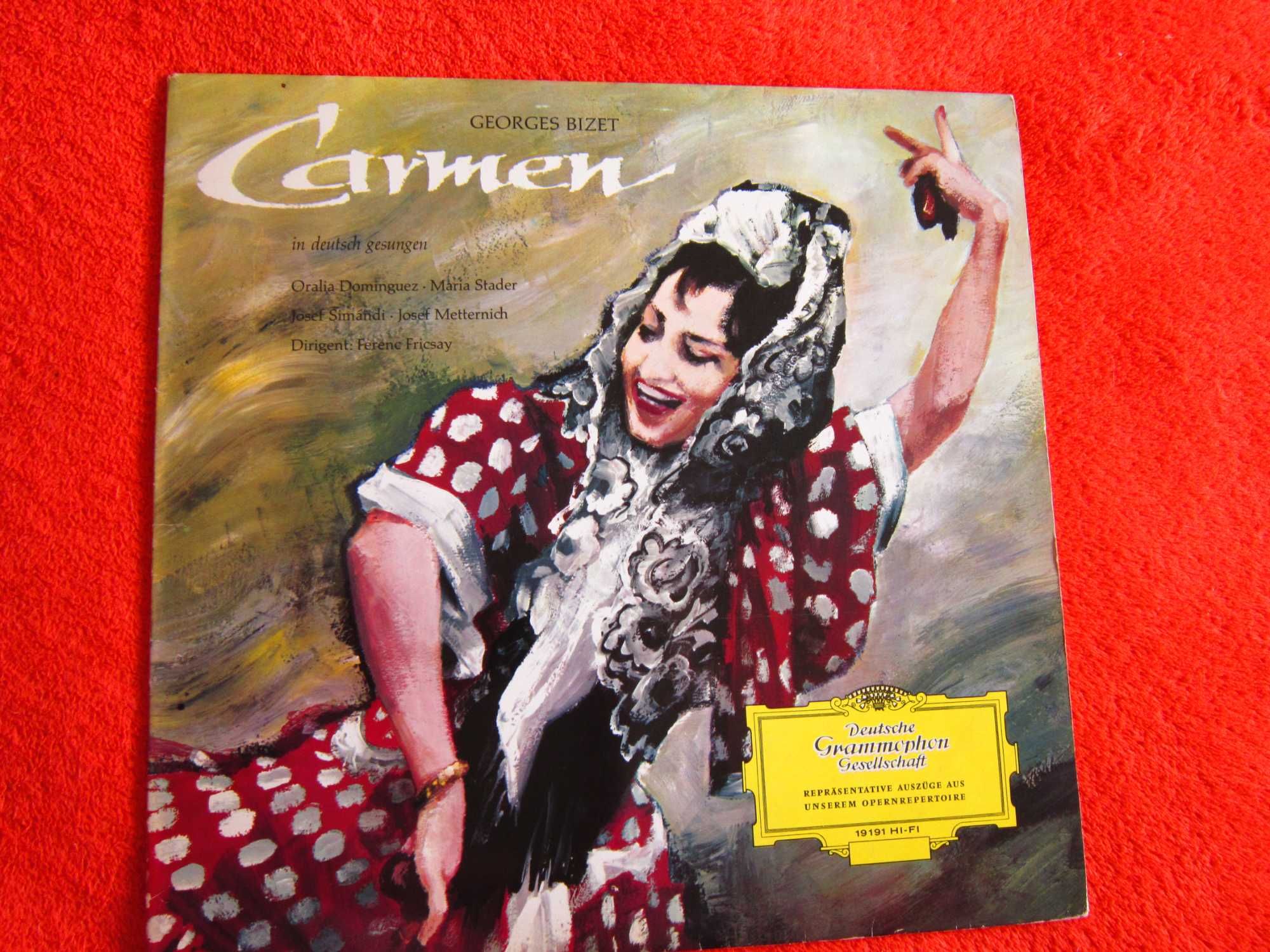 vinil Bizet Carmen dir.Ferenc Fricsay Germania 1963 impecabil