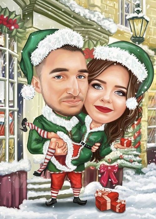 Коледни Карикатури по поръчка!