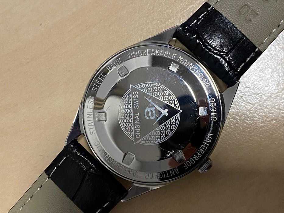 Ceas Atlantic mecanic Worldmaster 6300N 21 rubine