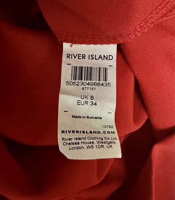 Rochie Rosie, River Island, trei sferturi.