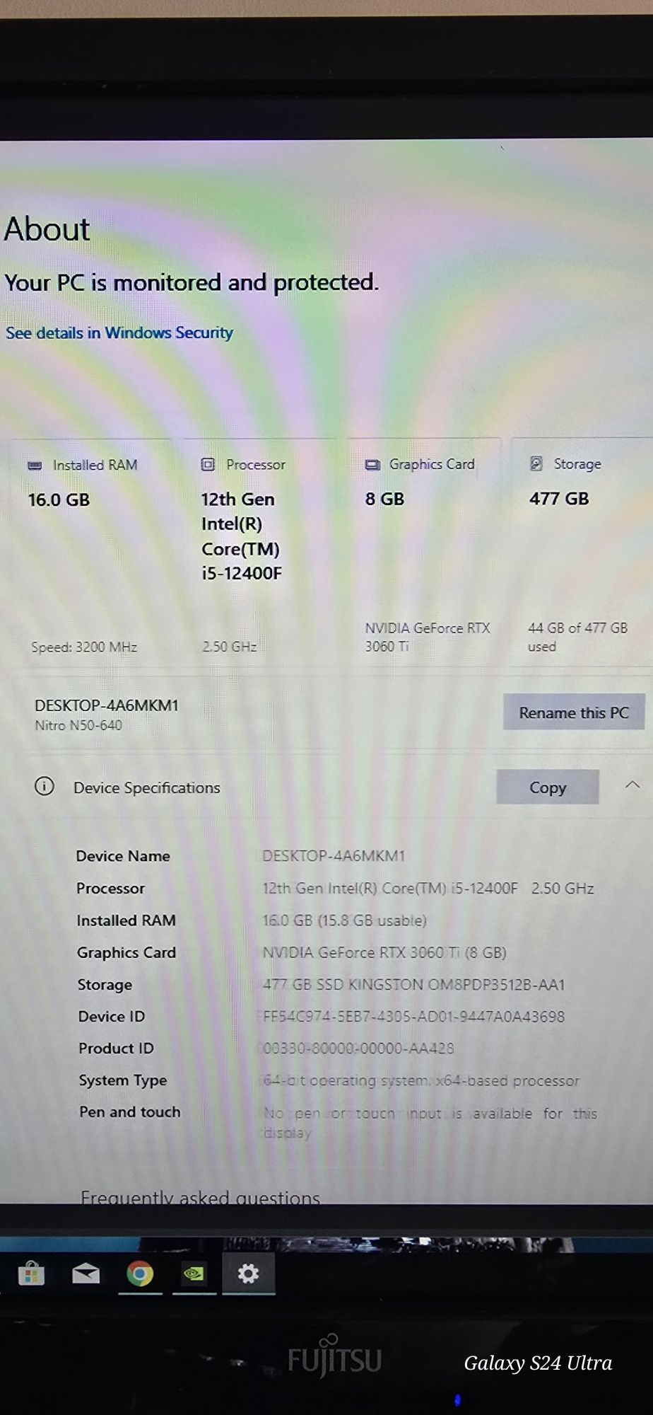 ACER NITRO N50-640+WIN.-10