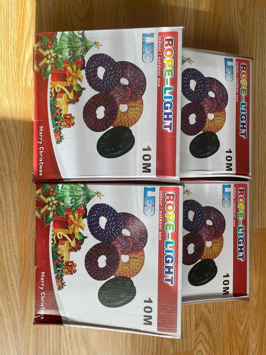 Коледни лампички /лента/ LED - 10 метра