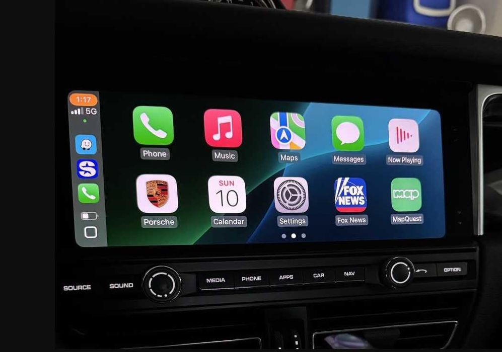 PORSCHE VIM CarPlay цял екран Android Auto Порше Panamera Full 2025map