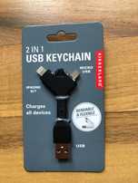 2в1 зарядно - iPhone 6/7, Micro USB, обикновен USB порт кабел преносим