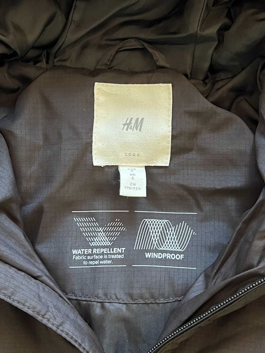 Ватирано мъжко яке H&M (черно)