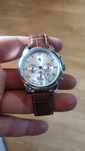 Ceas Chronograph cronometru Auriol bratara nou nepurtat stare perfecta