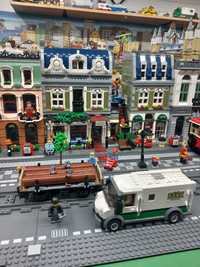 Lego 60198 masina bănci  si vagon marfa