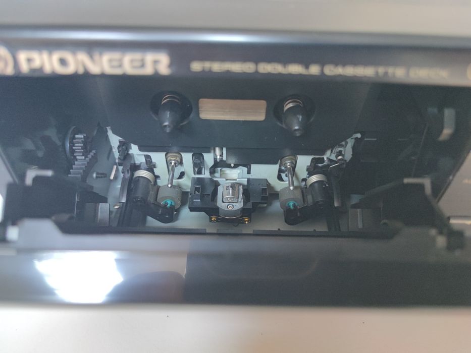 Deck dublu Pioneer CT W205R auto reverse Rec stereo cassette
