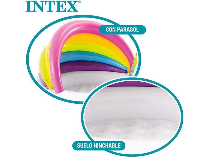 НОВИ! Детски басейн Еднорог Intex 127x102x69см