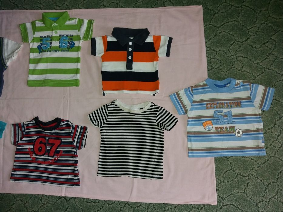 Lot tricou bluza maneca scurta bebe 0-6 luni lei 4 bucata