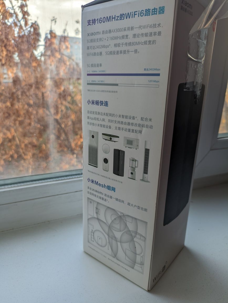 Продам новый роутер Xiaomi AX 3000