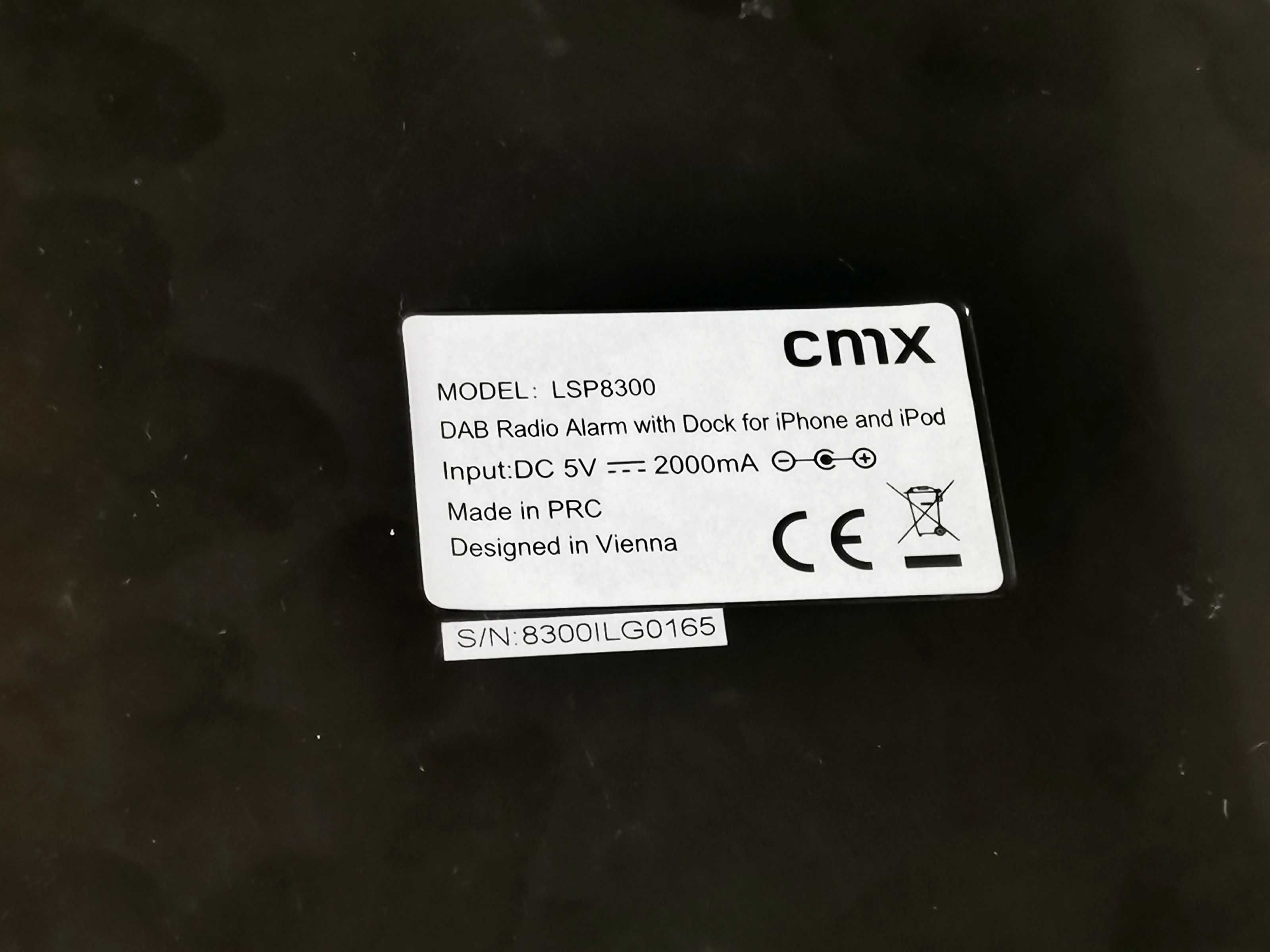 Boxa radio digitala CMX LSP 8300 DAB DAB+ FM AM iPhone iPod + jack 3.5