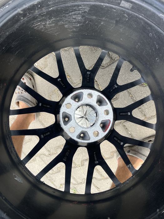 Jante 5x112mm, anvelope iarna 245/45 R19, Audi VW Seat Skoda Mercedes