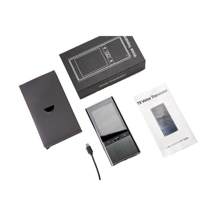 AI преводач със 106 езика, преносима външна батерия и стилен калъф