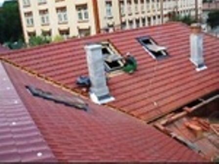 Sageac metalic pazie metalică reparații acoperis pazie vopsit sageac