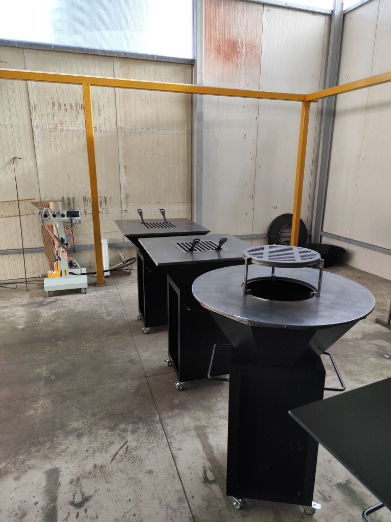 Grătar plită cu diametrul de 72 cm