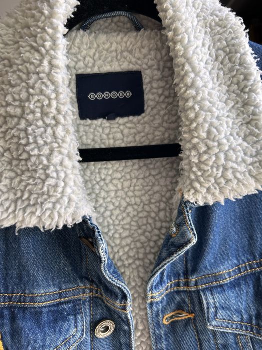 Geaca de blugi cu blana