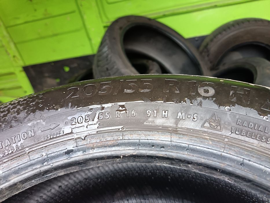 Anvelope MS iarna 205 55 16 continental 2023 și 2024 6.8-7.5mm