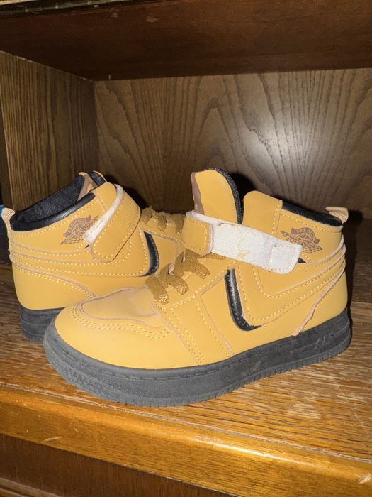 Ghete copii clibee culoare mustar