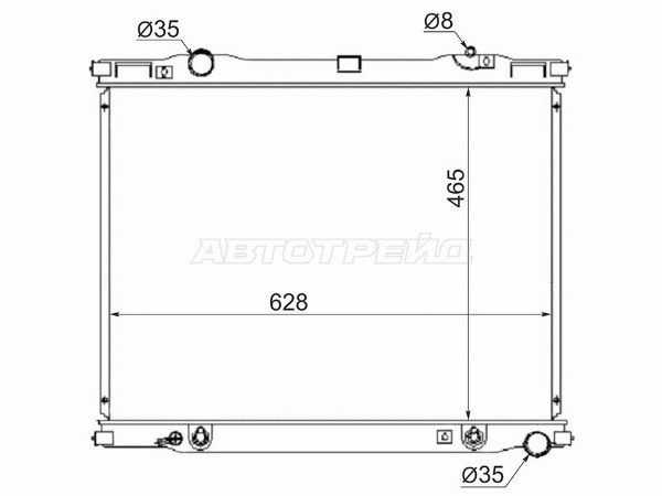 Радиатор Kia Sorento