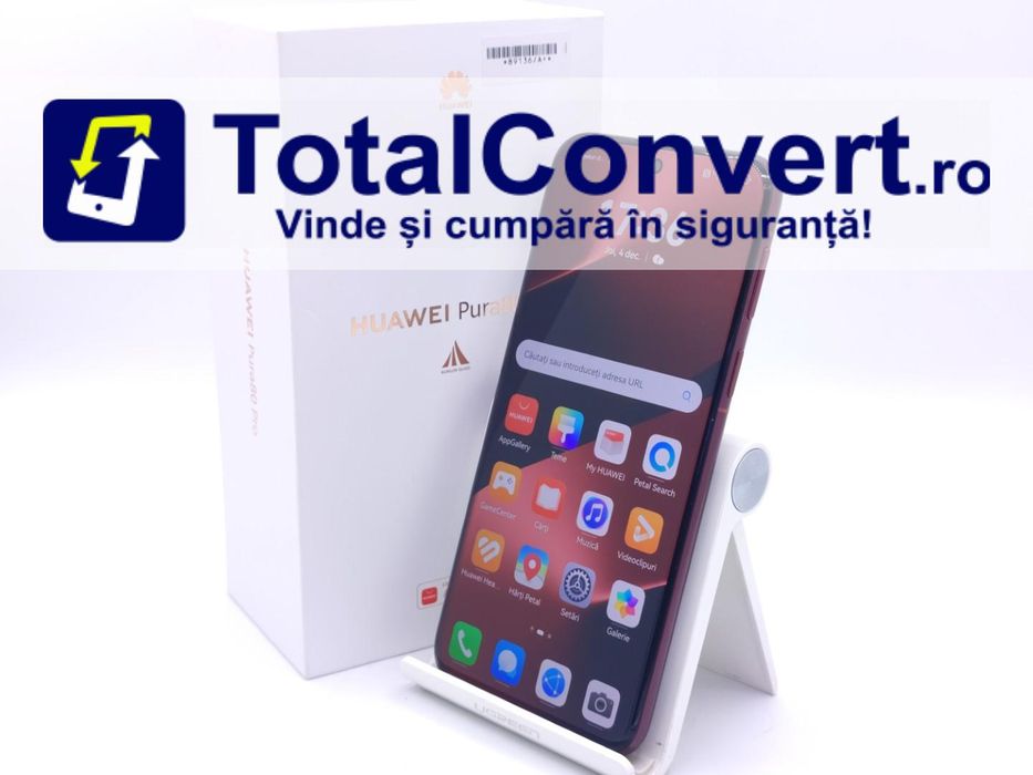 Huawei Pura 80 Pro 512GB Glazed Red 12GB, Garantie 24 luni | #D89136