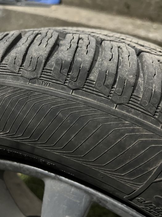Jante aluminiu 5x112 cu anvelope iarna 205 60 R16 Vw, Audi, Seat Skoda
