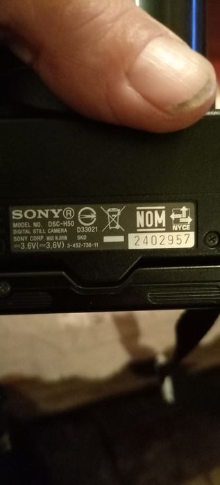 Фотокамера Sony в рабочем состоянии