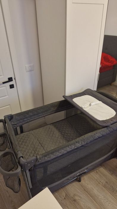 Vând pătuț Co-sleeper Insieme Greystone Coccolle