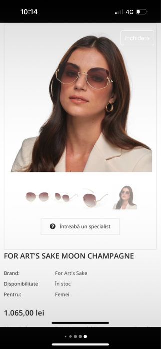 ochelari de soare For Art Sake