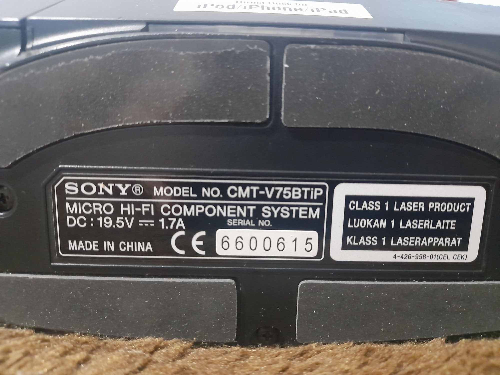 Boxa Sony CMT-V75btip