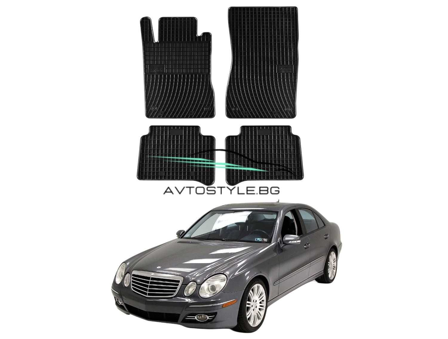 Гумени стелки за Mercedes E class W211 ,2002-2009 г. Frogum - El Toro